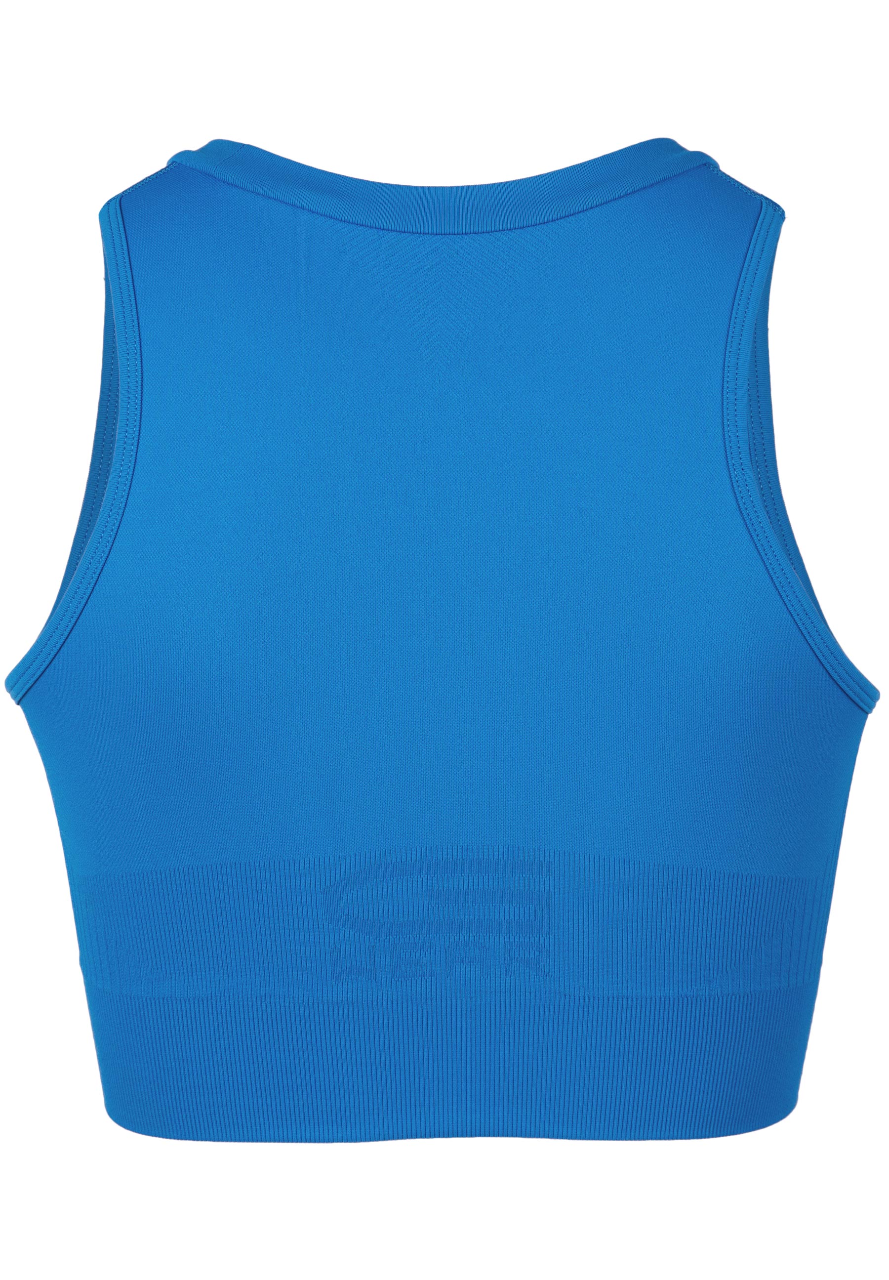 Olivia Seamless Crop Top - Blue