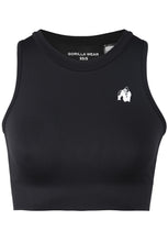 Load image into Gallery viewer, Olivia Seamless Crop Top - Black