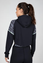 Load image into Gallery viewer, Zion Cropped Hoodie - Black