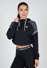 Load image into Gallery viewer, Zion Cropped Hoodie - Black