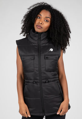 Lucia Puffer Vest - Black