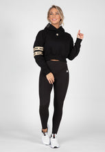 Load image into Gallery viewer, Tracey Cropped Hoodie - Black