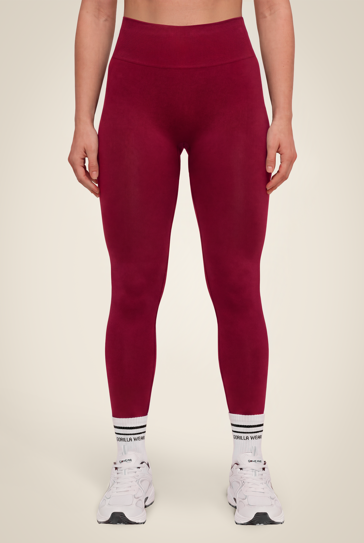 Florence Seamless Contour Leggings - Red
