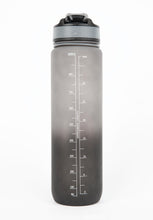 Load image into Gallery viewer, Gradient Water Bottle 1000ML - Black/Gray