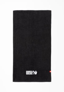 Zip Pocket Gym Towel - Black