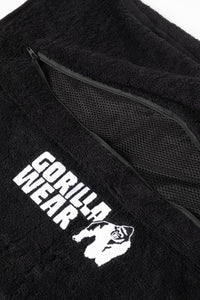 Zip Pocket Gym Towel - Black