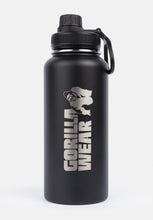 Load image into Gallery viewer, Insulated Stainless Steel Water Bottle 1000ML - Black