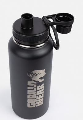Insulated Stainless Steel Water Bottle 1000ML - Black