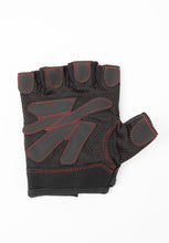 Load image into Gallery viewer, Women&#39;s Fitness Gloves - Black/Red Stitched