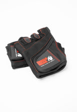 Load image into Gallery viewer, Women&#39;s Fitness Gloves - Black/Red Stitched