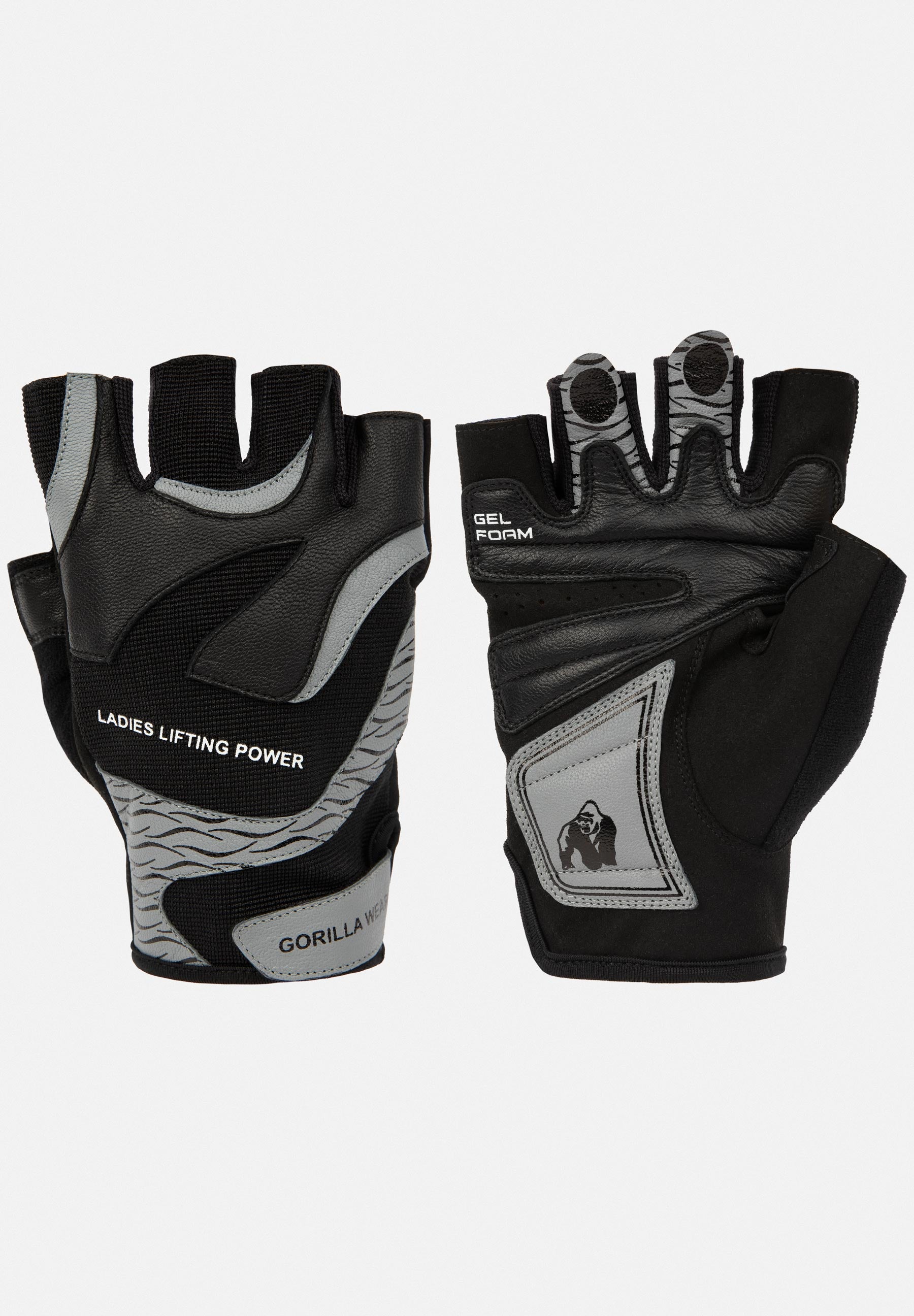 Women's Fitness Gloves 2.0 - Black/Gray