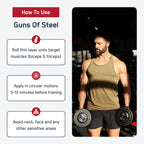Guns of Steel® – Aktivizues Topikal Musku