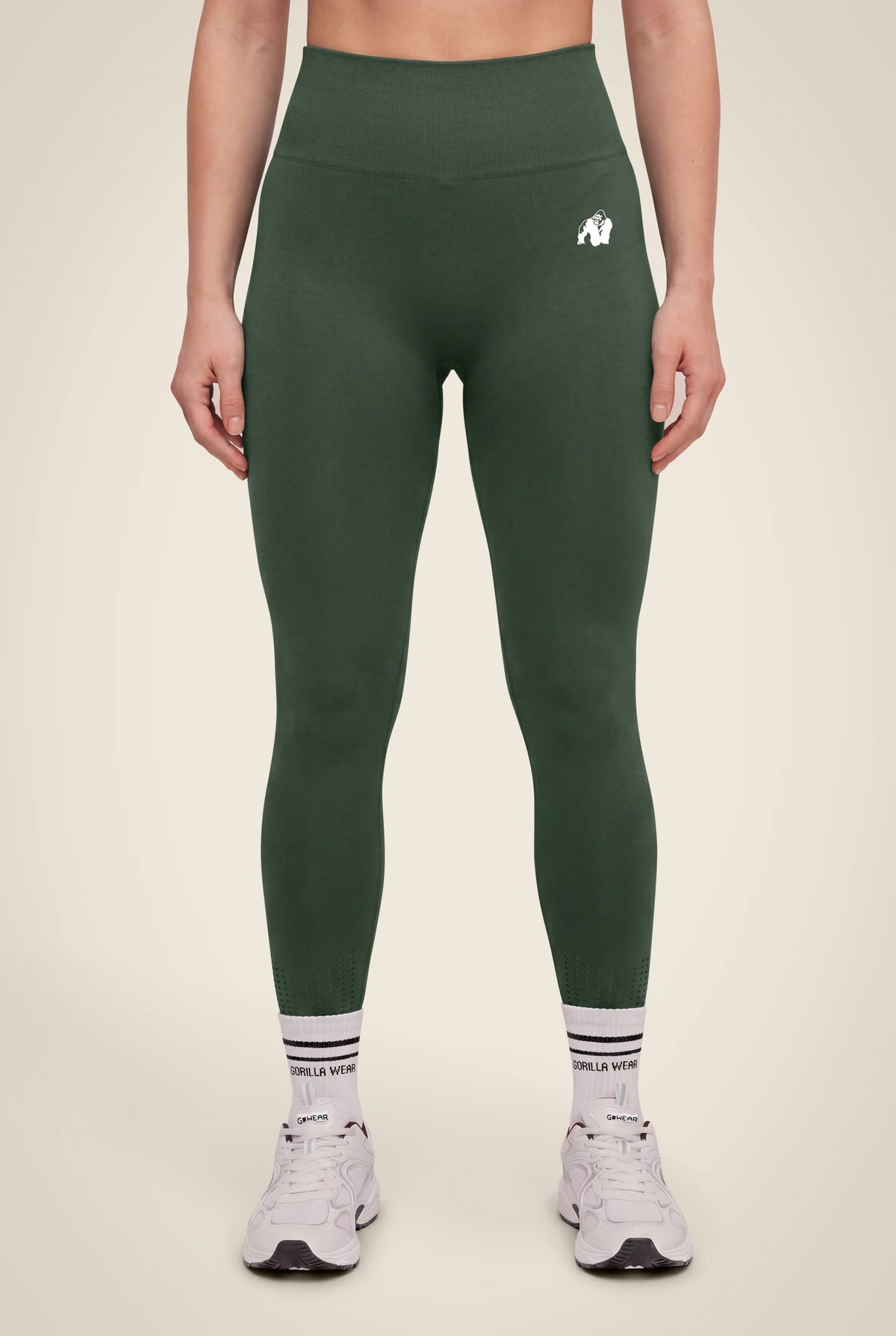 Neiro Seamless Leggings - Army Green