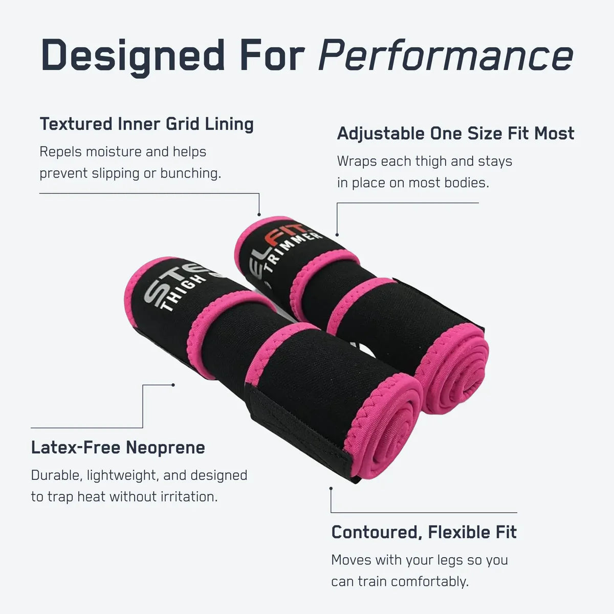 Rrip për djegie të yndyrës në kofshë - Adjustable Thigh Trimmers