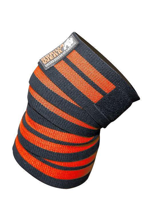 Knee Wraps - Black/Red - 200CM