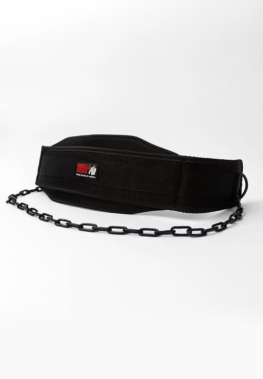Gorilla Wear Nylon Dip Belt - Black/Red