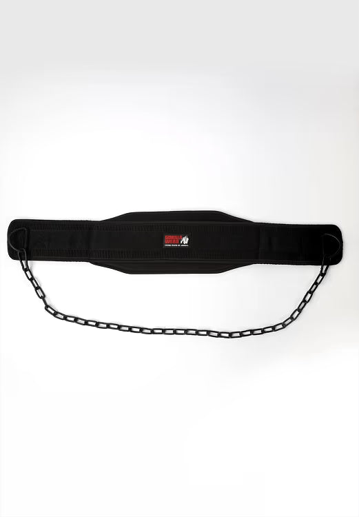 Gorilla Wear Nylon Dip Belt - Black/Red