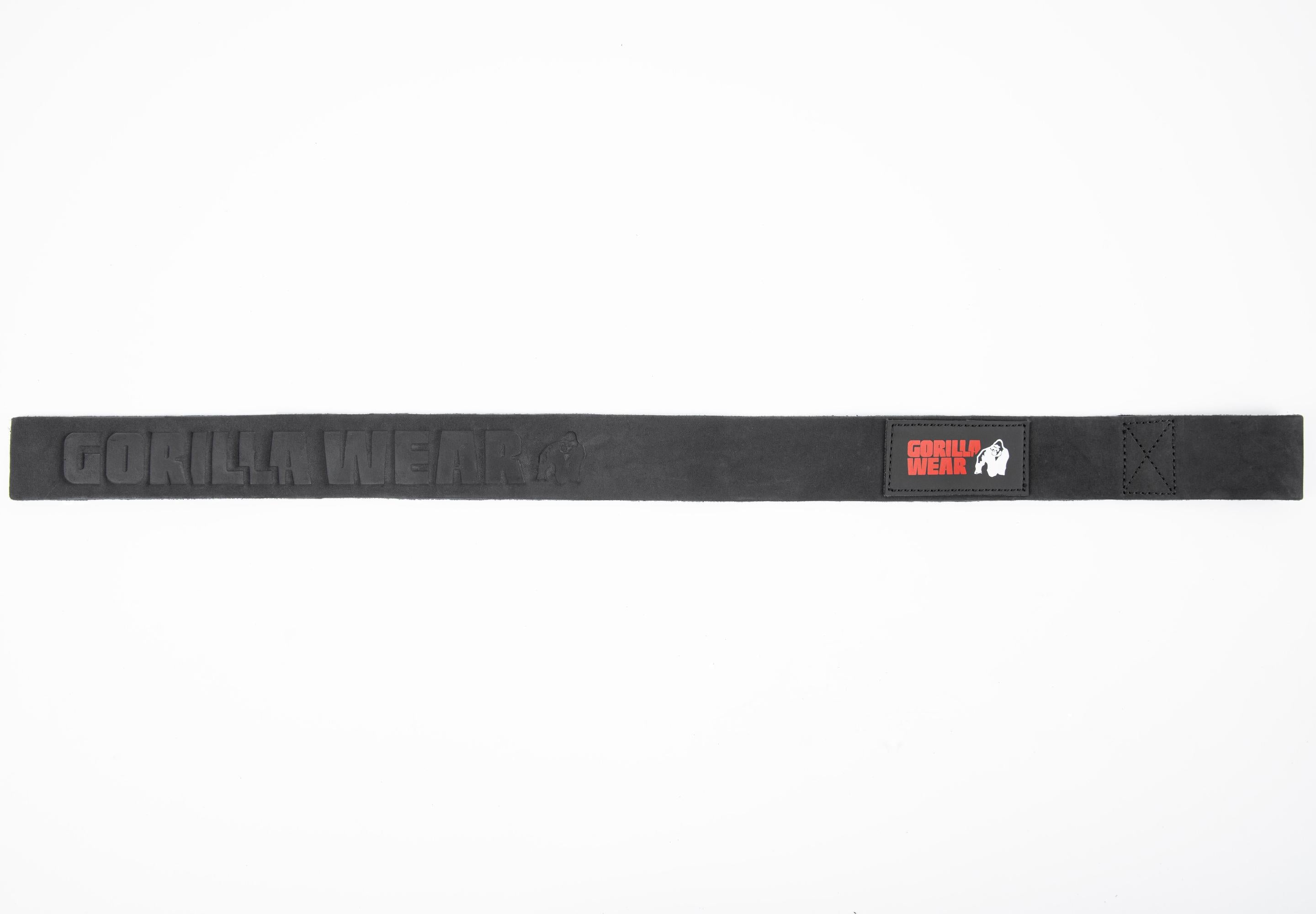 Leather Lifting Straps - Black