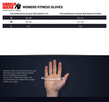 Load image into Gallery viewer, Women&#39;s Fitness Gloves - Black/Red Stitched