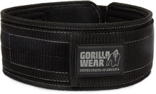 Load image into Gallery viewer, Gorilla Wear 4 Inch Nylon Lifting Belt - Black/Gray