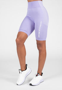 Selah Seamless Cycling Shorts - Lilac