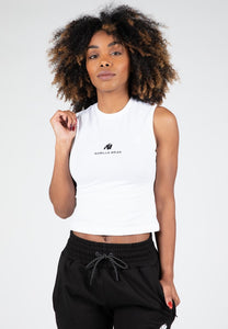 Livonia Crop Top - White