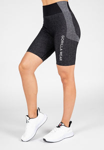 Selah Seamless Cycling Shorts - Black