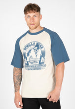 Load image into Gallery viewer, Logan Oversized T-Shirt - Beige/Blue