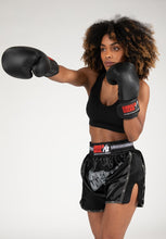 Load image into Gallery viewer, Piru Muay Thai Shorts - Black