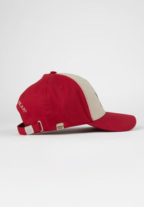 Buckley Cap - Red/Beige