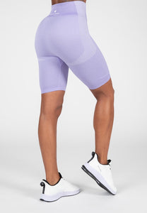 Selah Seamless Cycling Shorts - Lilac