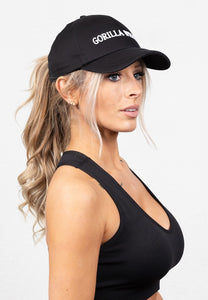 Sharon Ponytail Cap - Black