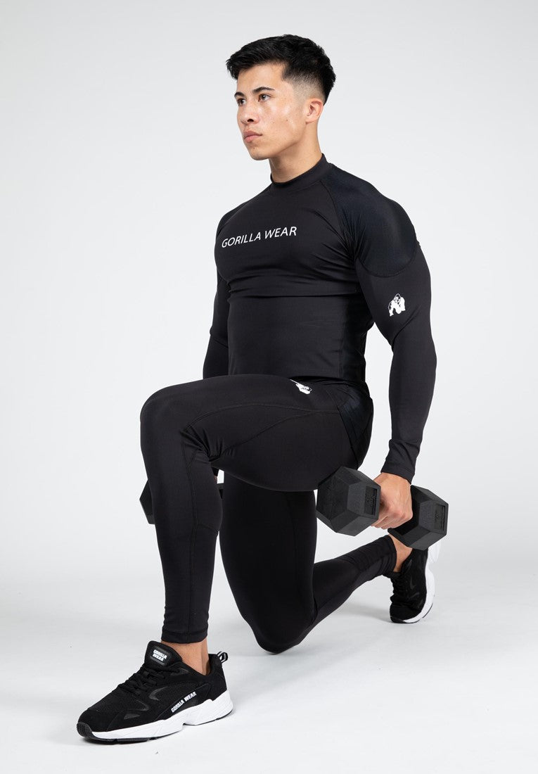 Çorape sportive (tights) për meshkuj Winchester - e zezë