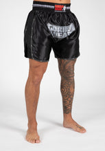 Load image into Gallery viewer, Piru Muay Thai Shorts - Black