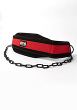 Load image into Gallery viewer, Gorilla Wear Nylon Dip Belt - Black/Red