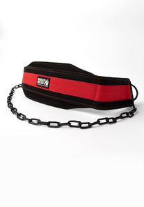 Gorilla Wear Nylon Dip Belt - Black/Red