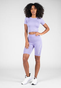 Selah Seamless Cycling Shorts - Lilac