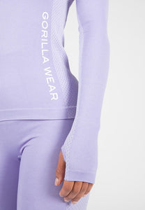 Selah Seamless Long Sleeve - Lilac