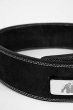 Load image into Gallery viewer, Gorilla Wear 4 Inch Leather Lever Belt - Black