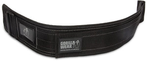 Gorilla Wear 4 Inch Nylon Lifting Belt - Black/Gray