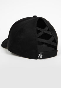 Sharon Ponytail Cap - Black