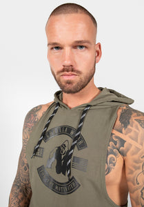 Lawrence Hooded Tank Top - Army Green