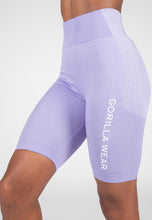 Load image into Gallery viewer, Selah Seamless Cycling Shorts - Lilac