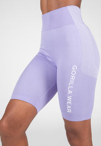 Selah Seamless Cycling Shorts - Lilac