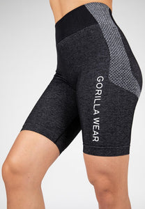 Selah Seamless Cycling Shorts - Black