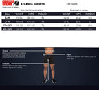 Pantallona të shkurtra Atlanta - E zezë/E kuqe