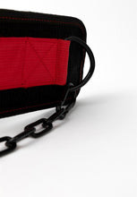 Load image into Gallery viewer, Gorilla Wear Nylon Dip Belt - Black/Red