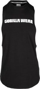 Milo Drop Armhole Tank Top - Black