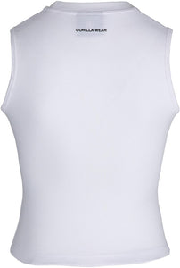 Livonia Crop Top - White