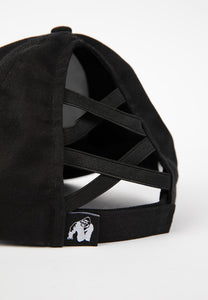 Sharon Ponytail Cap - Black